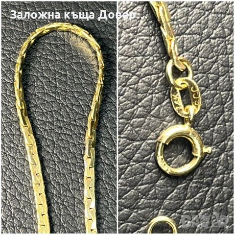 Златен Ланец житен клас синджир  златно ланче 14 к 585 gold zlato zlatni lanec lance , снимка 10 - Колиета, медальони, синджири - 51840190