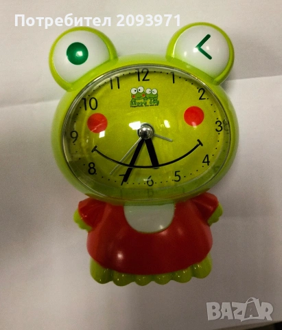 Детски будилник под формата на жабче 