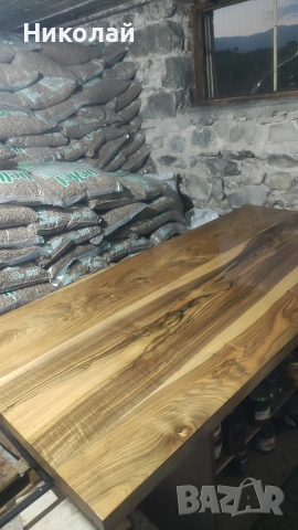 Маса от масив орех, снимка 4 - Маси - 53541669