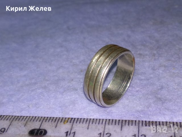 Стар СРЕБЪРЕН СТИЛНО ОРНАМЕНТИРАН ПРЪСТЕН ВИСОКА ПРОБА СРЕБРО Тип ХАЛКА 40117, снимка 11 - Антикварни и старинни предмети - 43226964