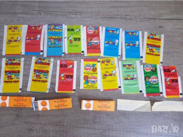 Опаковки от дъвки, снимка 2 - Други ценни предмети - 43835704
