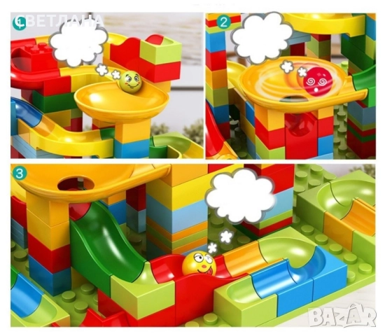 Голям комплект конструктор с 165 части , снимка 2 - Конструктори - 51469247