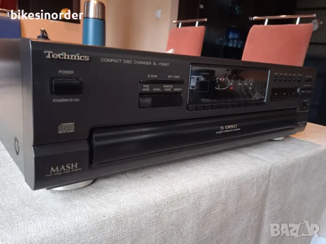 TECHNICS SL-PD867 отличен 5-дисков чейнджър
