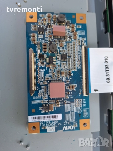 T-CON BOARD T315XW02 VL 31T03-C00 за 32-инчов телевизор JVC LT32A90BU, с дисплей T315XW02 VL