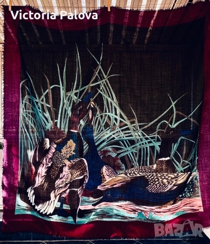 Голям дизайнерски шал - картина тънка вълна, снимка 14 - Шалове - 52905085