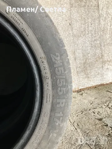 Продавам 4 гуми Continental 215/55/17, снимка 5 - Гуми и джанти - 50139319