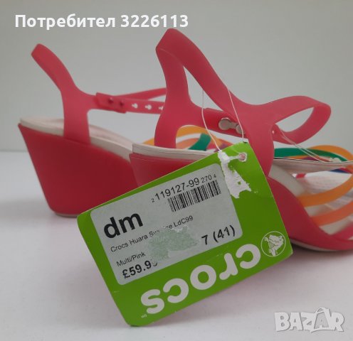 Дамски сандали Crocs Huara, размер - 41 /UK 7/. , снимка 2 - Сандали - 37226610