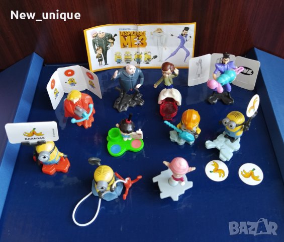 Киндер играчки от серията "Аз, Проклетникът 3" - Миньоните от 2017 г., снимка 5 - Колекции - 43792002