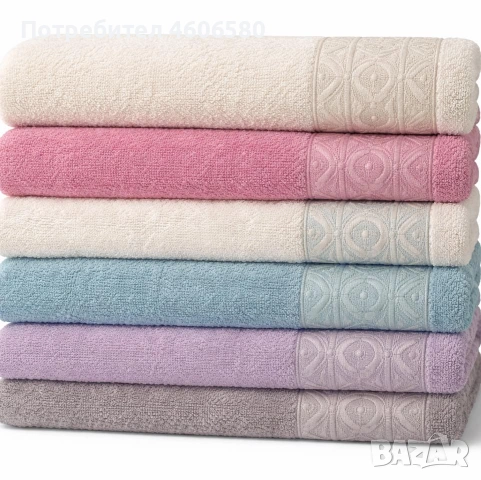 🛁 Хавлиена кърпа 50×90 см, снимка 2 - Хавлиени кърпи - 53390224