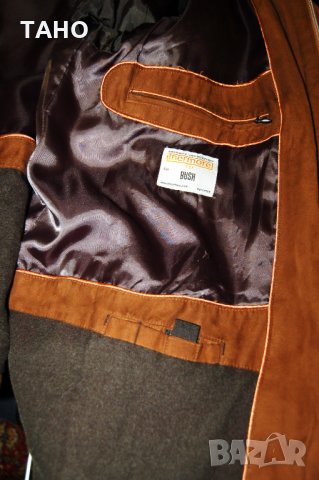 Мъжко велурено палто, снимка 4 - Палта - 27375573