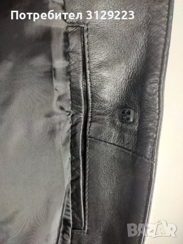 Gina Mariolano leather coat 40, снимка 10 - Палта, манта - 37825309