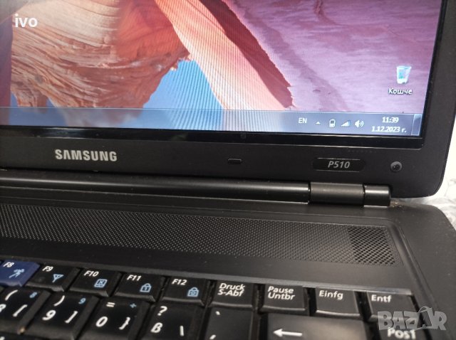 Лаптоп Samsung P510, снимка 4 - Лаптопи за дома - 43225231