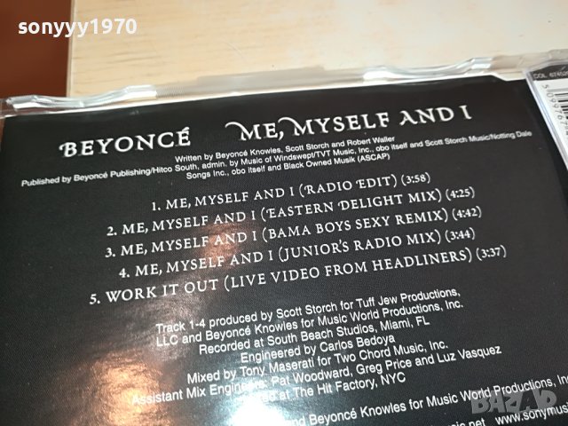 BEYONCE ME MYSELF AND I CD SONY MUSIC-ВНОС GERMANY 0604231714, снимка 14 - CD дискове - 40280649