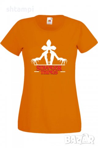 Дамска Тениска Stranger Things 6,Филм,Сериал,, снимка 9 - Тениски - 37315050