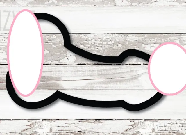 Мъжки полов орган Пластмасов резец форма за тесто бисквитки фондан торта