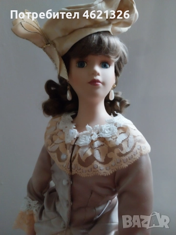 Винтидж колекционерска порцеланова кукла като нова с ограничено издание, снимка 7 - Декорация за дома - 52056649