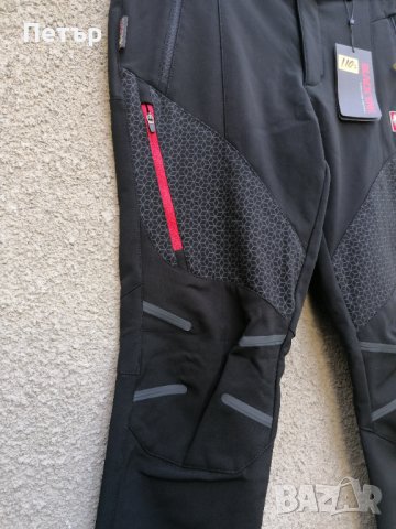 Продавам нов красив дамски черен зимен софт шел панталон влагоустойчив и ветроустойчив Black Yak , снимка 2 - Панталони - 42990113