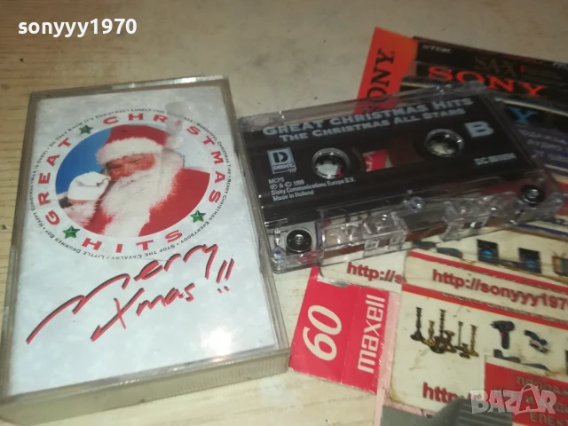 GREAT CHRISTMAS HITS-MADE IN HOLLAND-ORIGINAL TAPE 0308251815, снимка 14 - Аудио касети - 51238029
