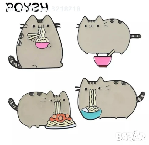 Значки Pusheen коте