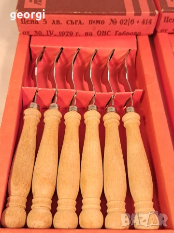 комплект вилици и ножове за хранене Петко Денев Габрово 26/2, снимка 2 - Прибори за хранене, готвене и сервиране - 50679081