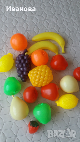 Пластмасови плодове , снимка 2 - Фигурки - 44898673