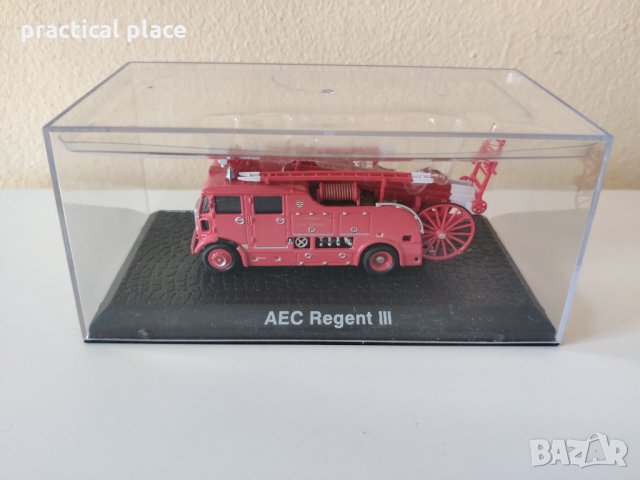 Метална количка - пожарна кола AEC Regent III на ATLAS, снимка 2 - Колекции - 33020754