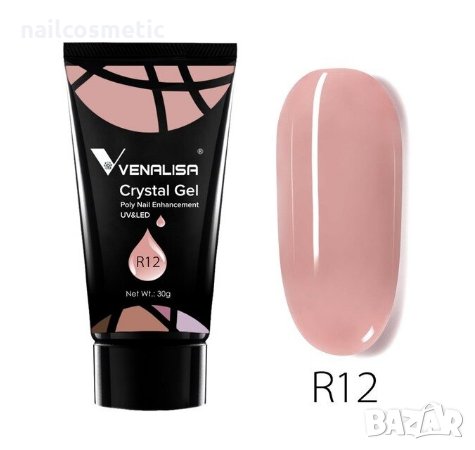 Полигел / Polygel CRYSTAL VENALISA ЗА ИЗГРАЖДАНЕ 30ГР, снимка 8 - Продукти за маникюр - 32816669