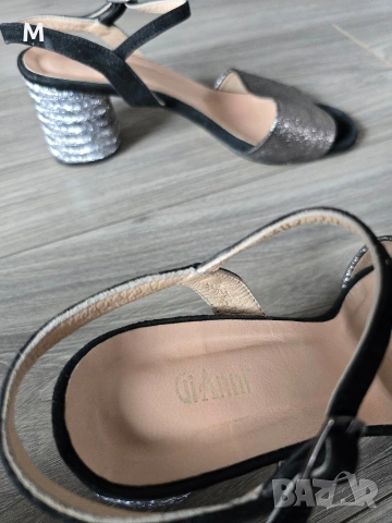 Сандали GiAnni от ЕСТЕСТВЕНА кожа и велур, снимка 2 - Сандали - 53303567