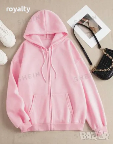 Ватиран Памучен суичър Различни цветове , снимка 6 - Суичъри - 49091555