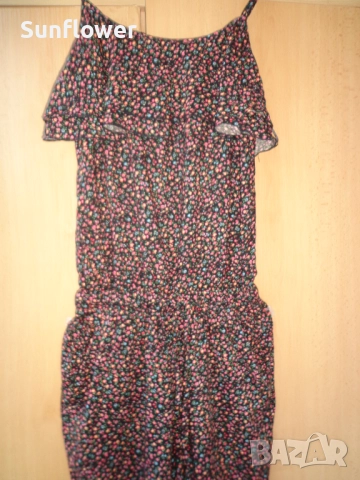 Нов с етикет гащеризон  CUBUS с флорални мотиви, размер XS  , снимка 2 - Гащеризони - 51870078