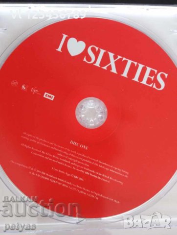 СД - I LOVE SIXTIES - 3 CD, снимка 6 - CD дискове - 27695217