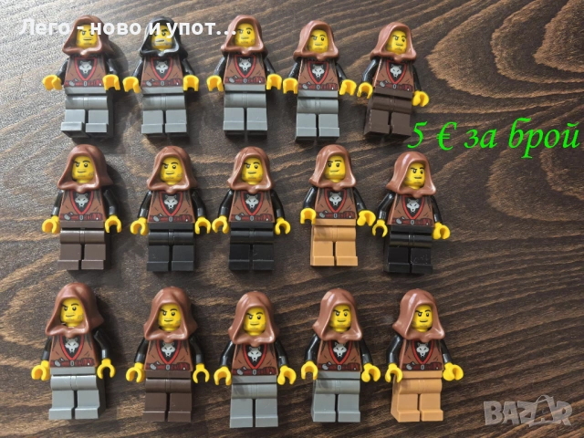 НОВИ LEGO минифигурки рицар пират сокол вълк форестмен /17 юли 2025/, снимка 5 - Колекции - 49567716