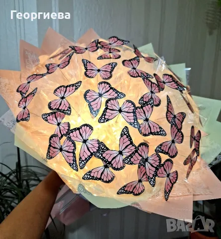 💥🎀ЗАПОВЯДАЙТЕ‼️Луксозни светещи букети✨️ 🦋DESS🦋✨️, снимка 8 - Изкуствени цветя - 48752422