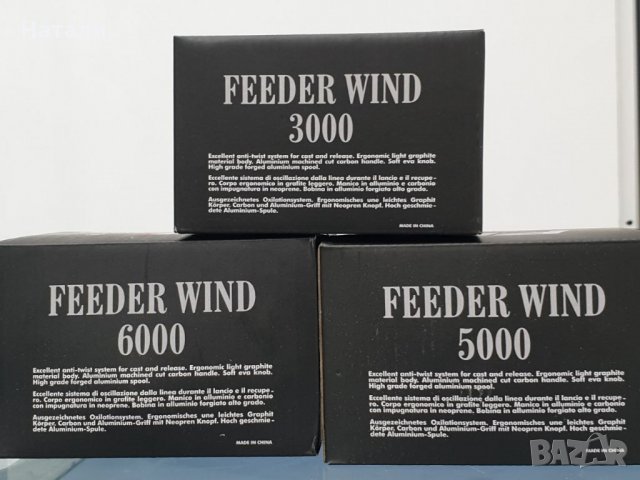 Риболовна Макара Feeder Wind 1000/2000/3000/4000/5000/6000, снимка 4 - Макари - 32377088