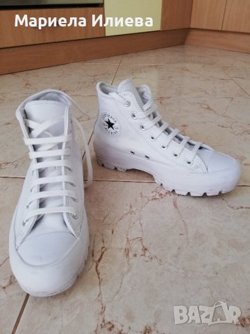 дамски кожени кецове CONVERSE, снимка 2 - Маратонки - 43468354