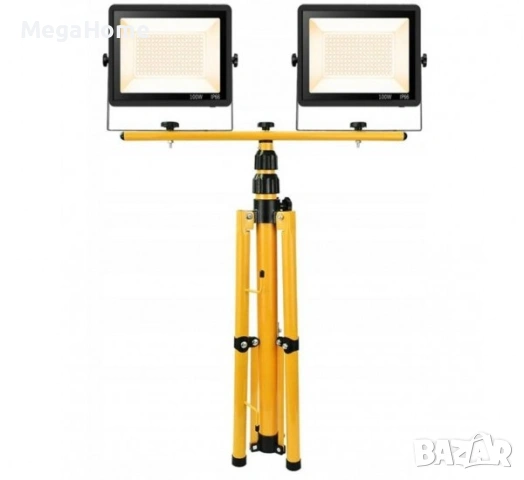 Стойка за прожектори и фенери, Тип трипод, Алуминий, Жълт, 60/160 см, снимка 10 - Други - 53061288