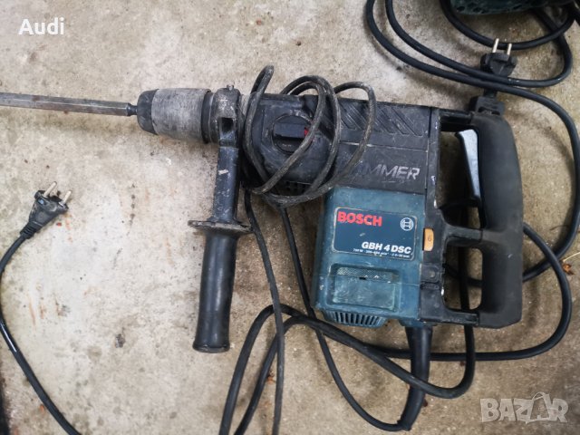 Продавам големи къртачи BOSCH  Къртач Bosch GBH 5 DCE 1100W комплект с куфар и две шила Цена 400лв. , снимка 5 - Бормашини - 36785802