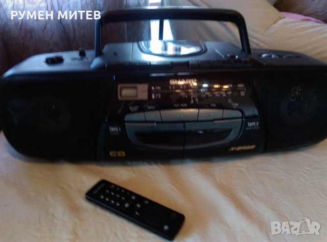 Радиокасетофон с Компактдиск, снимка 4 - Аудиосистеми - 27446610