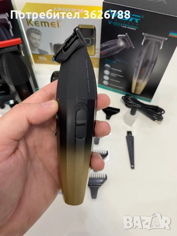 Машинки за постригване комплект от 3 части, снимка 12 - Фризьорски принадлежности - 52991277