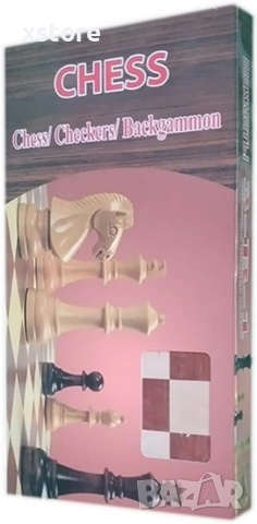 Голяма дървена шахматна дъска, снимка 4 - Шах и табла - 52793435