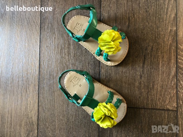 Страхотни летни бебешки сандали Майорал Mayoral 18 номер, снимка 2 - Бебешки обувки - 32524648