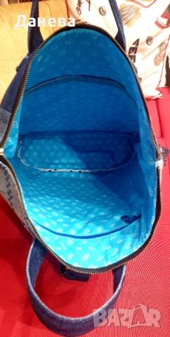 Дамска раница-чанта от дънков плат , снимка 5 - Раници - 50582971