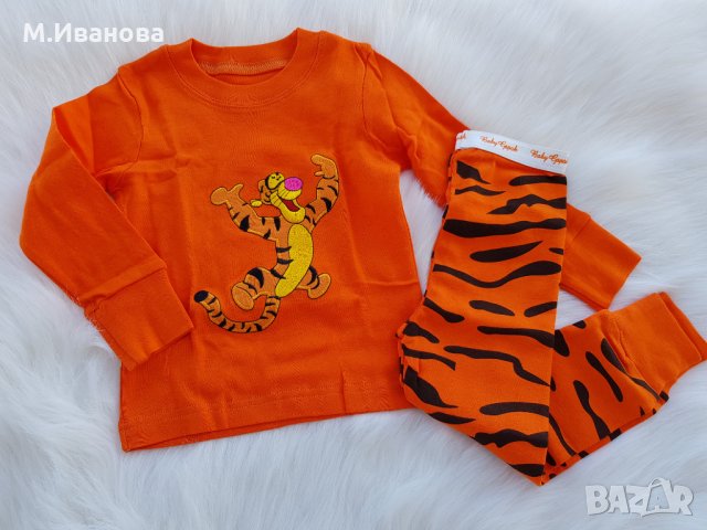 Детска пижама Тигър - размер 2 години, снимка 2 - Бебешки пижами - 35283084