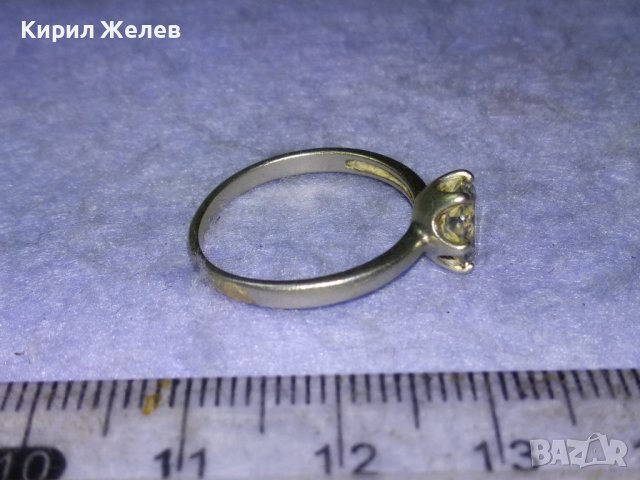 СКЪПОЦЕНЕН СРЕБЪРЕН Тип ГОДЕЖЕН ПРЪСТЕН ВИСОКА ПРОБА СРЕБРО с ФАСЕТИРАН ИСКРЯЩ ЦИРКОН 40325, снимка 9 - Пръстени - 43226610