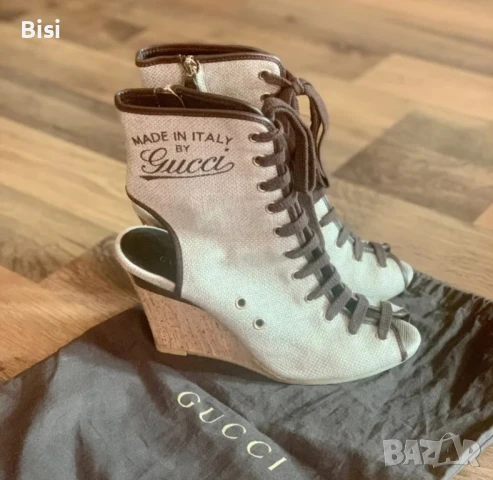 Gucci оригинални,летни дамски боти,сандали