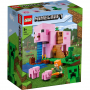 LEGO MINECRAFT Къщата на прасетата 21170, снимка 1 - Конструктори - 36430229