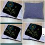 За вашата битова стая-Четири нежно лилави възглавнички с автентична украса- 3,80 за брой, снимка 1