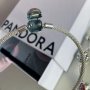 Сребърна гривна Pandora 21 см, снимка 3