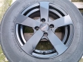 Лети джанти 14ки 4х100 Dezent + зимни гуми 185/70/14 Kumho, снимка 5