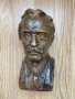 Стар бронзов бюст фигура статуетка на Георги Димитров бронз, снимка 1